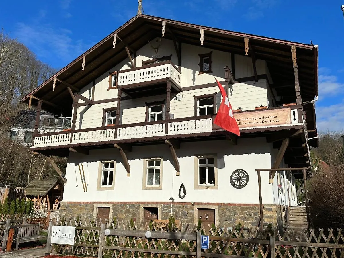 شقة Ferienwohnungen Schweizerhaus دريسدن
